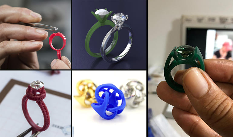 Cual es diseño tridimensional de joyería