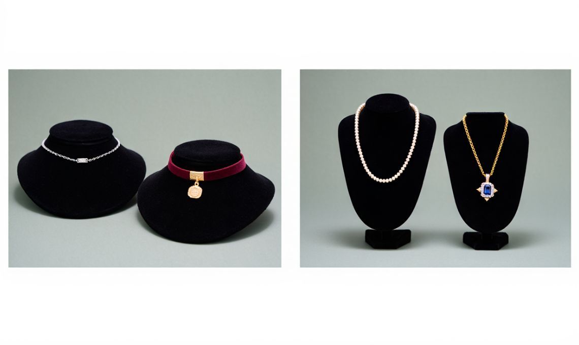 Gargantillas y collares Dos joyas historia diferente