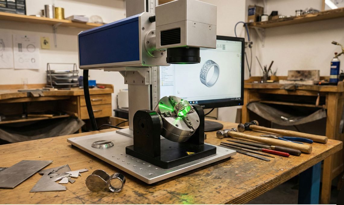 el papel del grabado laser en la joyeria